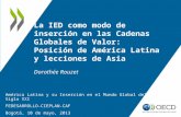América Latina y su Inserción en el Mundo Global del Siglo XXI FEDESARROLLO-CIEPLAN-CAF