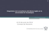 Diagnóstico de la enseñanza del idioma inglés en la Universidad de Guadalajara