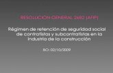 RESOLUCIÓN GENERAL 2682 (AFIP)