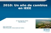 2010: Un año de cambios en IEEE