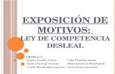 EXPOSICIÓN  DE MOTIVOS:  Ley  de  competencia desleal