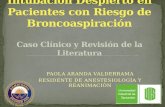 PAOLA ARANDA VALDERRAMA RESIDENTE DE ANESTESIOLOGÍA Y REANIMACIÓN