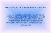 DIRECTIVA N° 09 -2010 ME/GRA/DREA/UGEL-C-AGI.