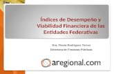 Índices de Desempeño y Viabilidad Financiera de las Entidades Federativas