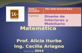 Matemática  Prof. Alicia Iturbe Ing. Cecilia Ariagno 2014