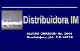 ALVARO OBREGON No. 2644 Guadalajara, JAL. C.P. 44756