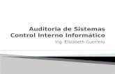 Auditoria de  Sistemas Control  Interno Informático