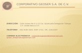 CORPORATIVO GEOSER S.A. DE C.V.