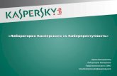 « Лаборатория Касперского  vs Киберпреступность »