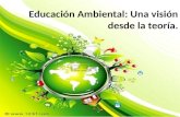Educación Ambiental: Una visión desde la teoría.