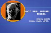 DAVID PAUL AUSUBEL TEORÍA