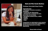 María del Pilar Sordo Martínez Psicóloga Universidad Diego Portales Especialización:
