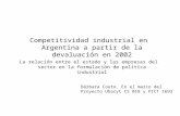 Competitividad industrial en Argentina a partir de la devaluación en 2002
