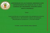 UNIVERSIDAD DE LAS FUERZAS ARMADAS-ESPE DEPARTAMENTO DE CIENCIAS DE LA VIDA