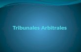 Tribunales Arbitrales