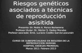 Riesgos gen éticos asociados a técnicas de reproducción  asisitida