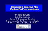 Dra Karin Barrueto  Dr.Pablo Cortés G. Centro de Endoscopía Digestiva