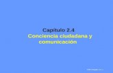 Capítulo 2.4  Conciencia ciudadana y comunicación