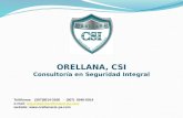 ORELLANA, CSI  Consultoría  en  Seguridad Integral