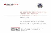 La economía argentina y la visión del mercado automotriz a 2013
