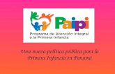 Una nueva política pública para la Primera Infancia en Panamá