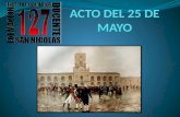 ACTO DEL 25 DE MAYO