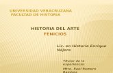 Universidad Veracruzana  Facultad de Historia