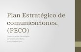 Plan Estratégico de comunicaciones. (PECO)