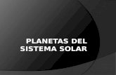 Planetas  del Sistema  solar