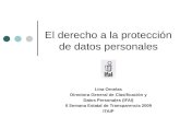 El derecho a la protección de datos personales