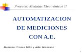 AUTOMATIZACION DE MEDICIONES CON A.E.