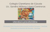 Colegio Claretiano de Cúcuta Lic. Sandra Milena López Contreras