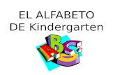 EL ALFABETO DE Kindergarten