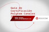 Guía de  Certificación Polycom Canales 2011