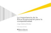 La importancia de la  Ética Empresarial para la competitividad