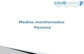 Medios monitoreados  Panamá