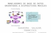 MANEJADORES DE BASE DE DATOS ORIENTADOS A DISPOSITIVOS MOVILES