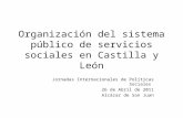 Organización del sistema público de servicios sociales en Castilla y León