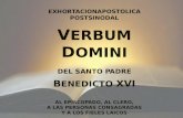 EXHORTACIONAPOSTOLICA POSTSINODAL V ERBUM  D OMINI DEL SANTO PADRE B ENEDICTO  XVI