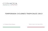 TEMPORADA CICLONES TROPICALES 2013