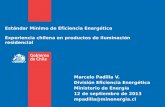 Marcelo Padilla V. División Eficiencia Energética Ministerio  de  Energía