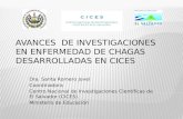 Avances   de  investigaciones en  enfermedad de Chagas  desarrolladas en CICES