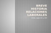 Breve historia relaciones laborales