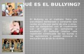 ¿qué es el  bullying ?