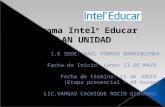 Programa Intel ® Educar PLAN UNIDAD