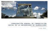 COORDINACIÓN GENERAL DE COMUNICACIÓN SOCIAL DE LA UNIVERSIDAD DE GUADALAJARA