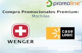 Compra Promocionales Premium: Mochilas