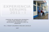 EXPERIENCIA SERUMS 2011 - I