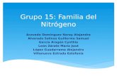 Grupo 15: Familia del Nitrógeno