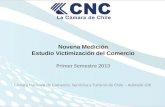 Novena Medición Estudio Victimización del Comercio Primer  Semestre  2013